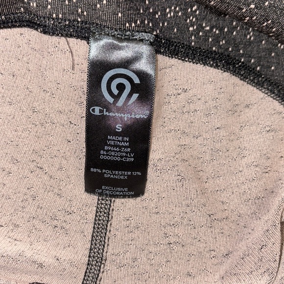 Champion Black and Pink Speckled Leggings - Picture 5 of 6